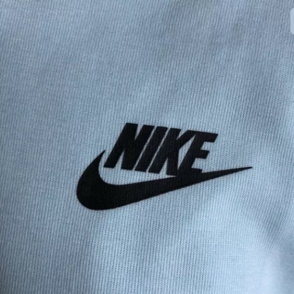 NIKE Track Jacket Full Zip Pale Aqua Front & Navy Blue Back NWOT Vented Small - Picture 3 of 5